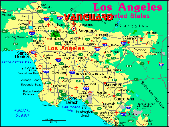 This is a nifty keen map of Los Angeles County.