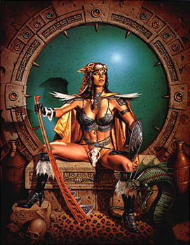 Art copyright  Clyde Caldwell, used by permission