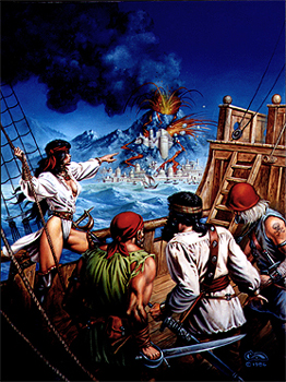 Art copyright  Clyde Caldwell, used by permission